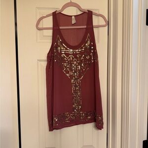 Roper Magnet Tank Too With Sparkles Size M